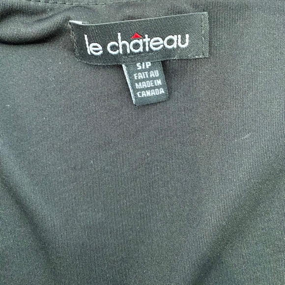 Le Chateau black scoop neck dress size small - Picture 9 of 10